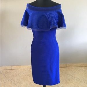 TADASHI BLUE DRESS